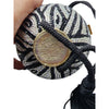 Rare Collector Judith Leiber Zebra Crystal Sphere Minaudiere (A1477)