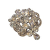 Vintage Weiss Signed Dimensional Sparkling Rhinestone Brooch (A4475)