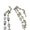 Vintage Double Strand Glass & Crystal Necklace Japan (A2228)