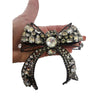 Vintage Lawrence VRBA Signed Massive Dimensional Bow Brooch (A3872)