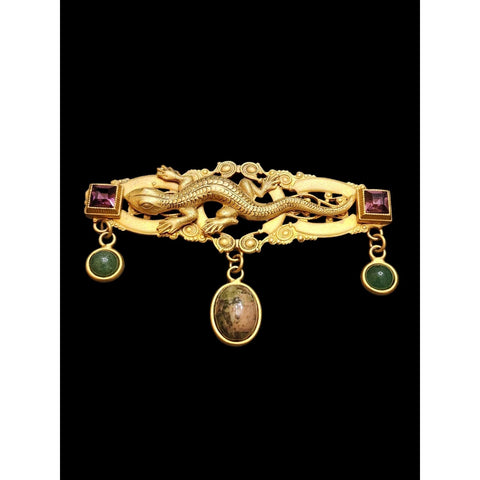 Vintage Dangling 48" Crystal Necklace (A5184)