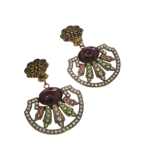 Vintage Juliana Clip Earrings (A6419)