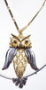 Vintage Articulating owl necklace - Sugar NY