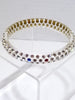 Stunning lucite and rhinestone bangle - Sugar NY