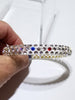 Stunning lucite and rhinestone bangle - Sugar NY