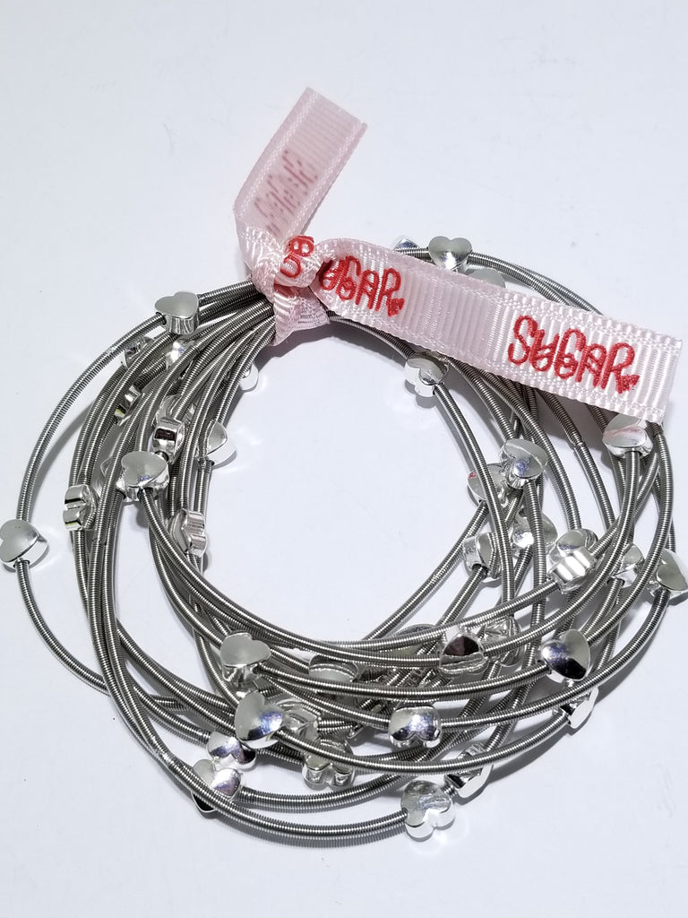 All star piano wire bracelets – Sugar NY