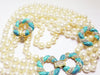 Rare vintage Mimi di N glass pearl parure