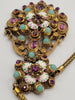 Vintage Austro Hungarian Enamel Pendant Necklace