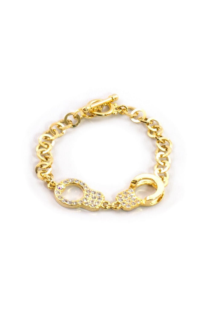 Sprinkled Cuffed Silver Bracelet - Sugar NY