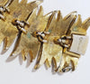 Vintage Francois rhinestone gold necklace & bracelet Set - Sugar NY