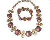 Vintage Art Deco Purple Crystal Necklace & Bracelet Set - Sugar NY