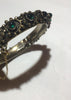 Vintage sandour green stone bangle Bracelet - Sugar NY