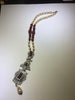 Vintage Lawrence VRBA Glass Art Deco pearl necklace - Sugar NY